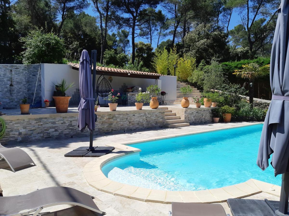 Villa La Licorne Piscine Privee, Jacuzzi, Massages, Tennis, Golf A 9Km Belcodene Eksteriør bilde